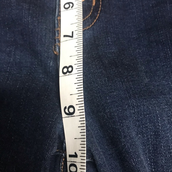 J Crew High Rise Skinny Jeans Exposed Buttons Size 25 - Picture 12 of 13